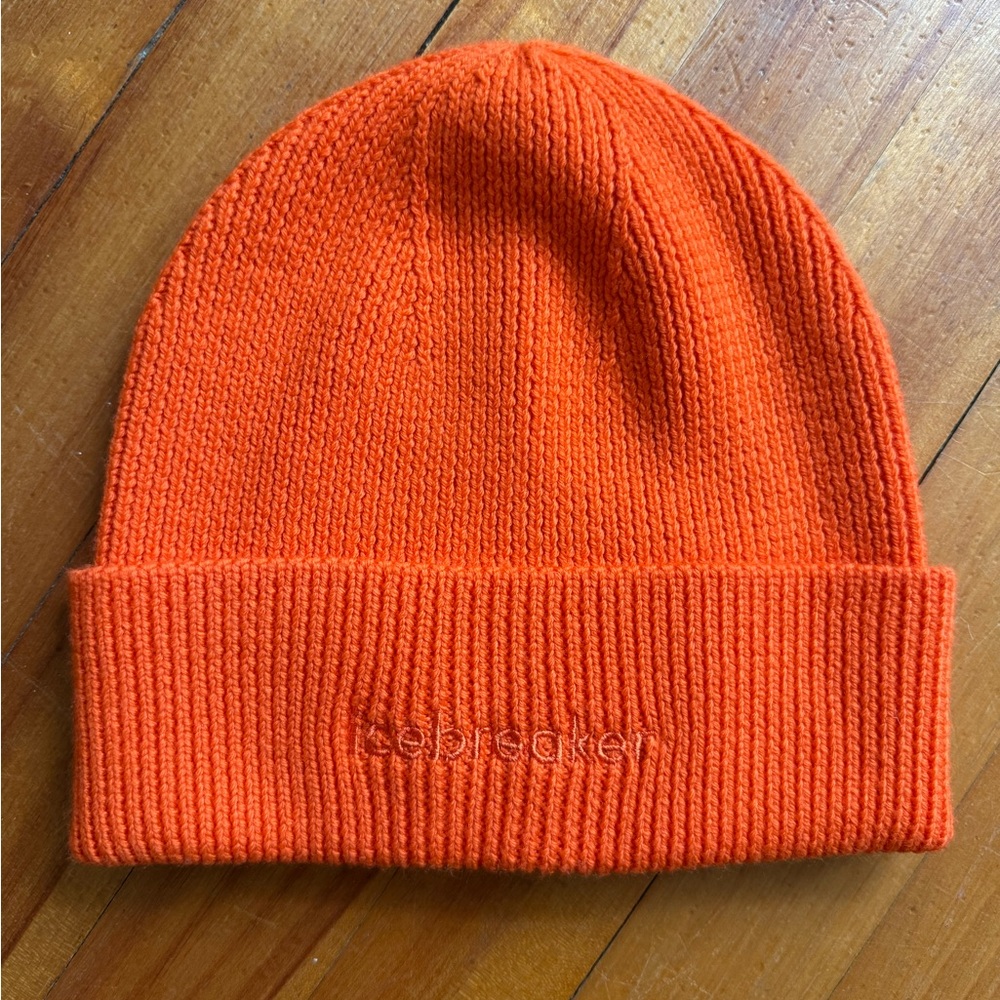 Icebreaker Merino All Day Toque Beanie Blaze Orange